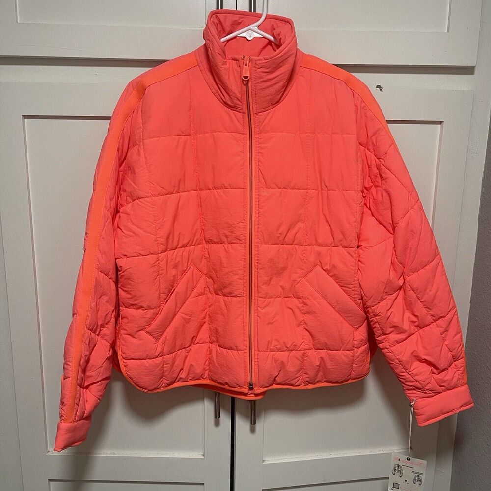 Free People movement Pippa packable orange Puffer Jacket small